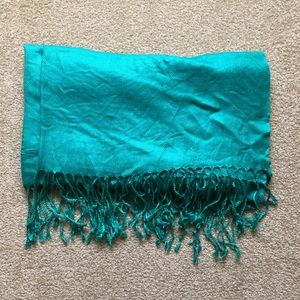 Teal Pashmina Scarf